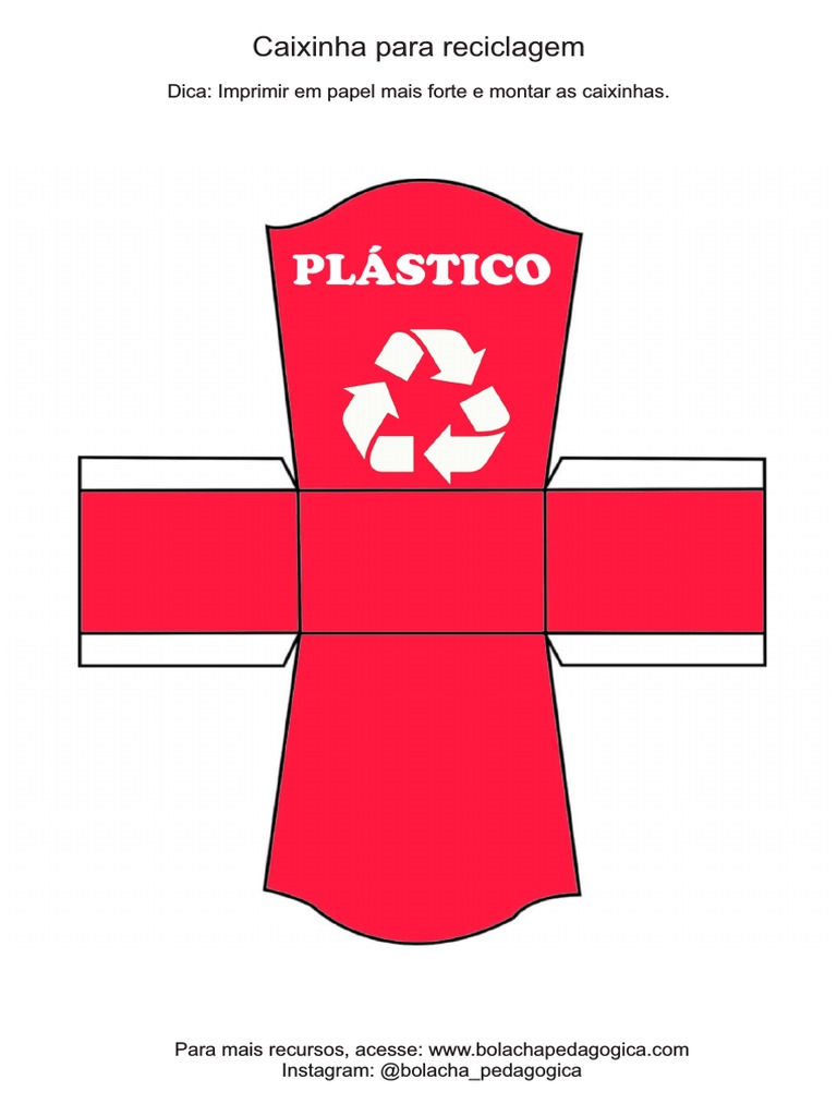 atividade de reciclagem para imprimir