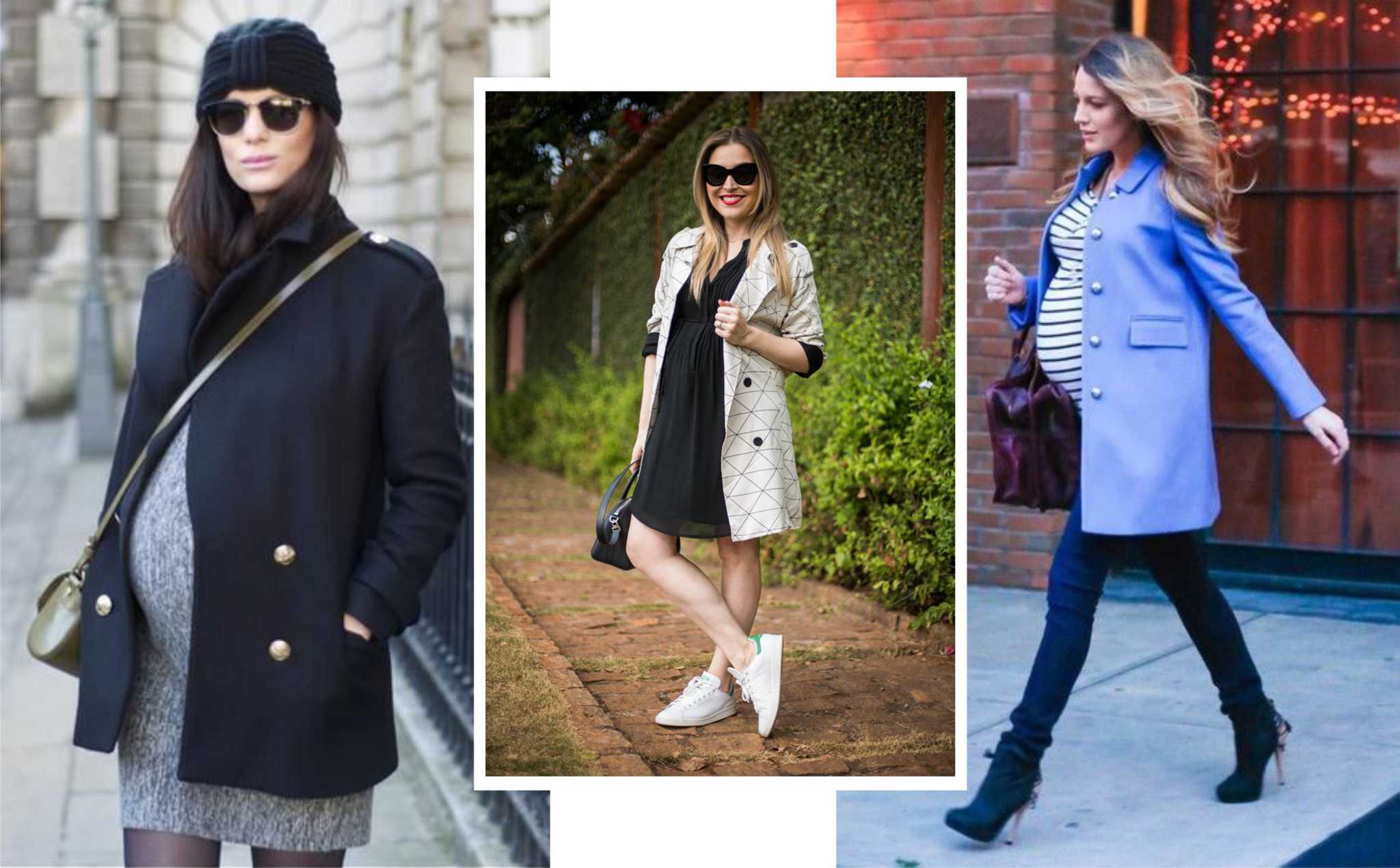 peças essenciais moda gestante inverno