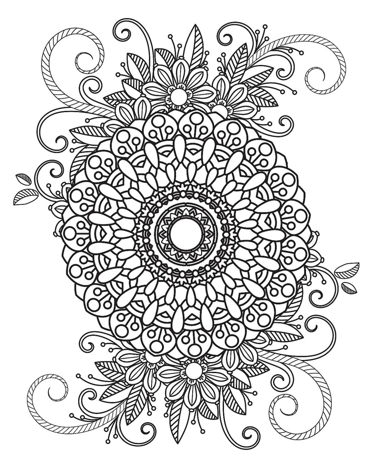 atividade de colorir mandalas pdf