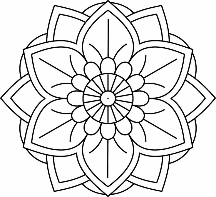 desenhos de mandalas para imprimir