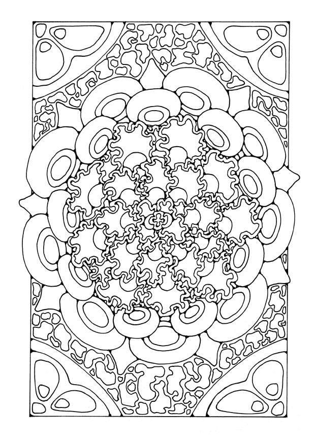 mandalas fáceis para colorir a4