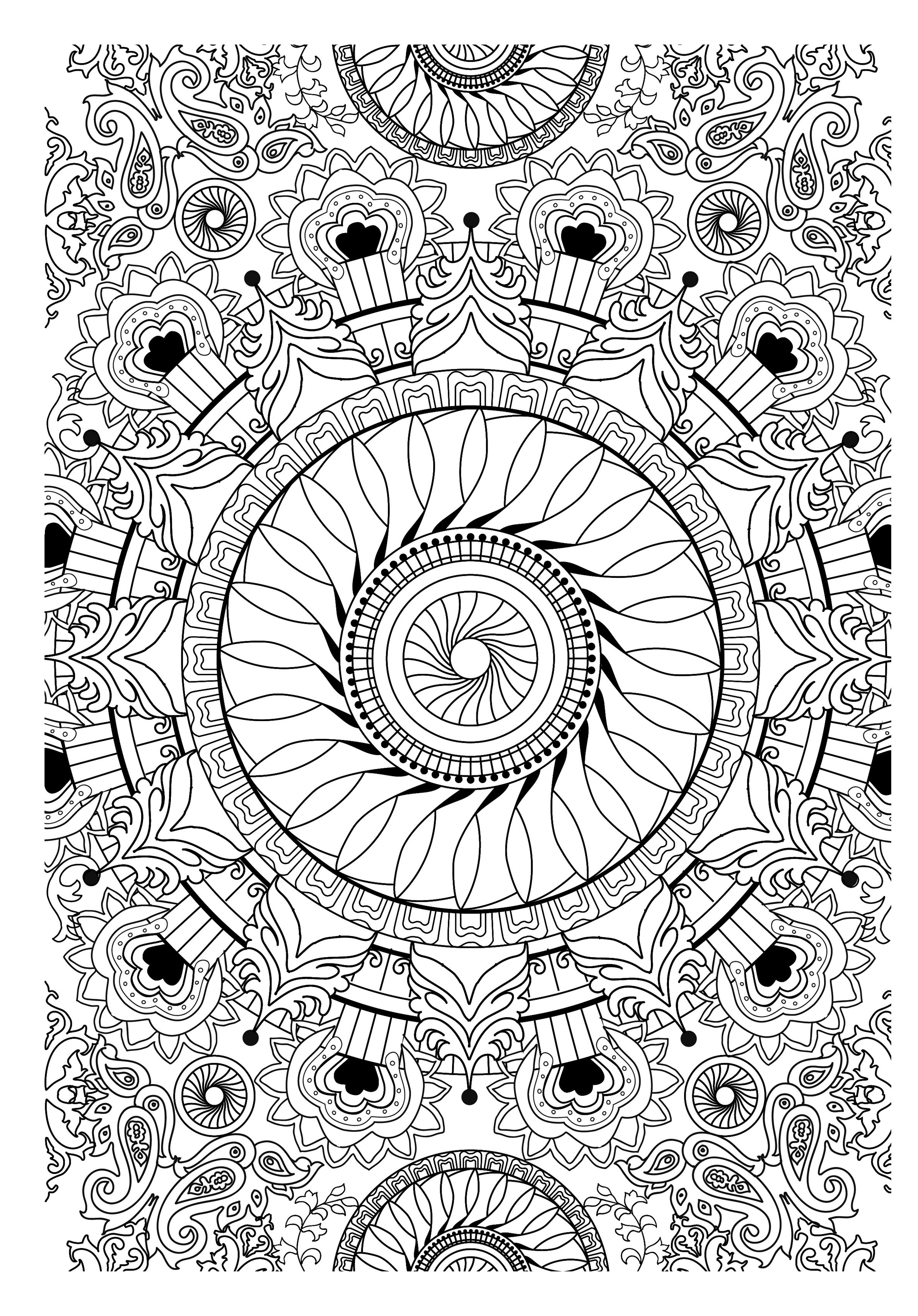 desenhos de mandalas para imprimir