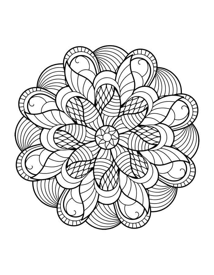 mandalas para colorir pdf a4