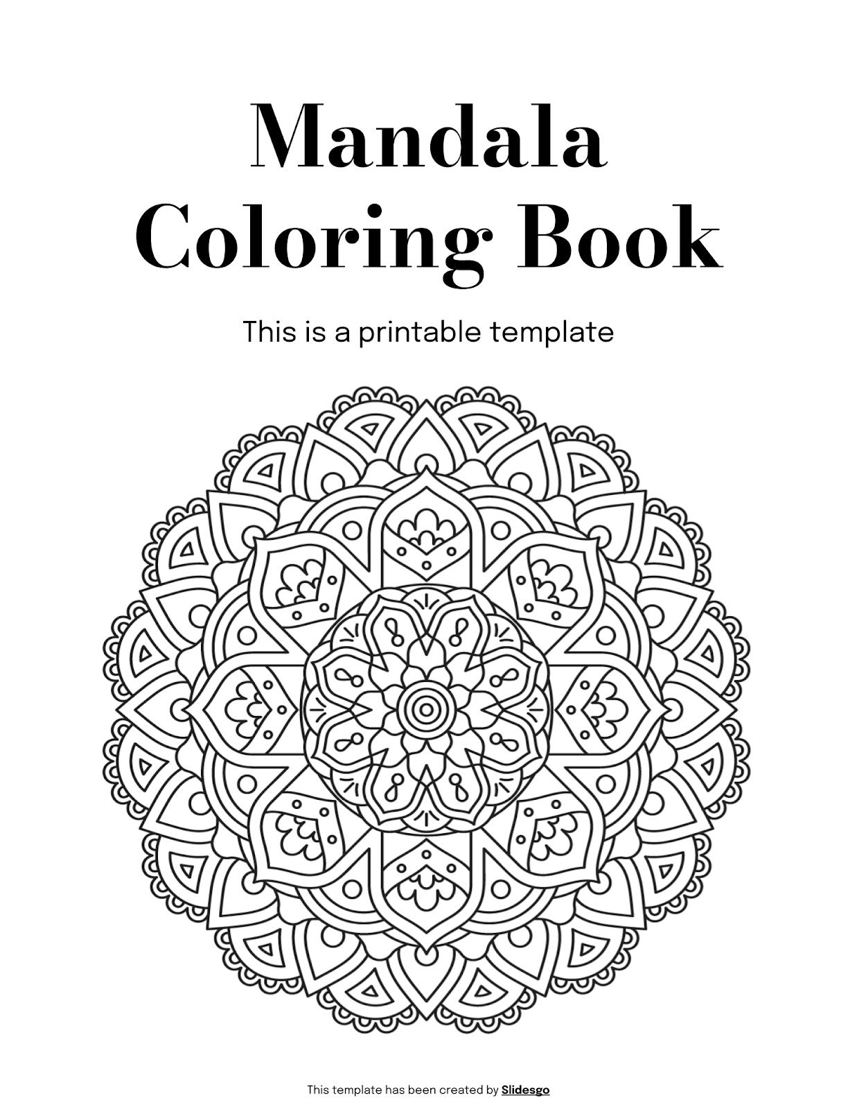 mandalas fáceis para colorir a4