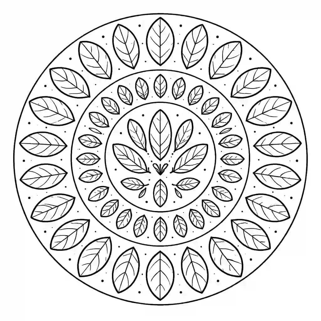 atividade de colorir mandalas