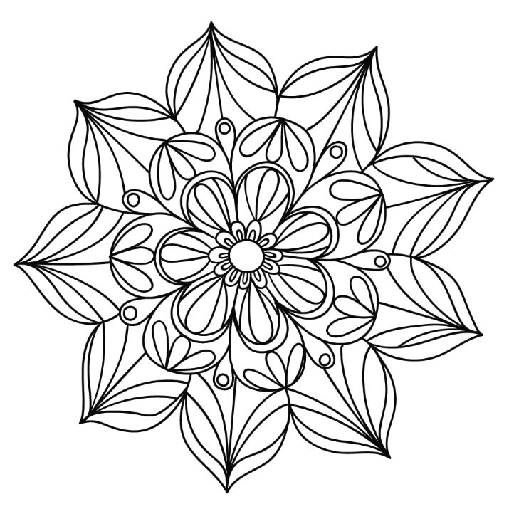 desenhos de mandalas para imprimir
