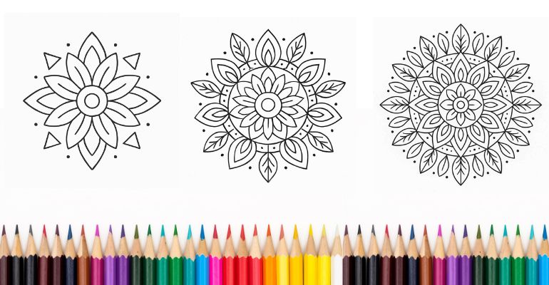 mandalas para colorir pdf a4