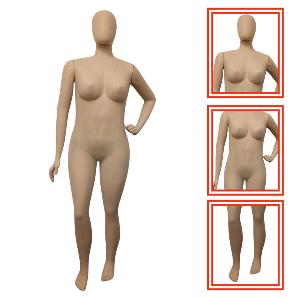 manequim feminino articulado
