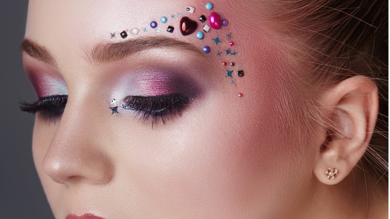 face gems makeup