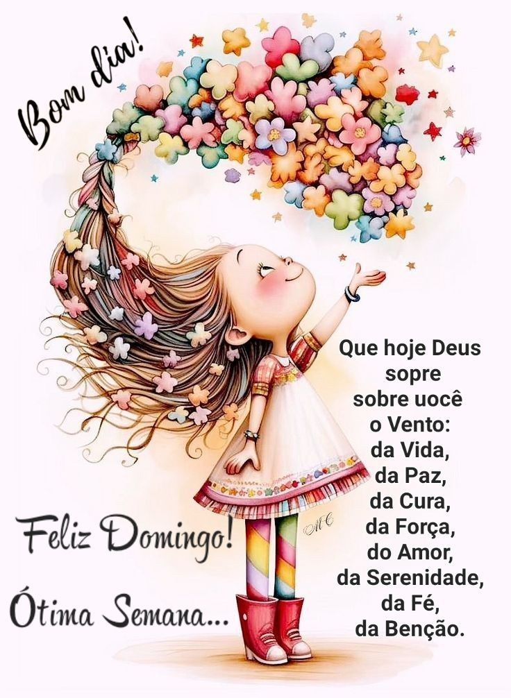 mensagens de bom dia abençoado domingo