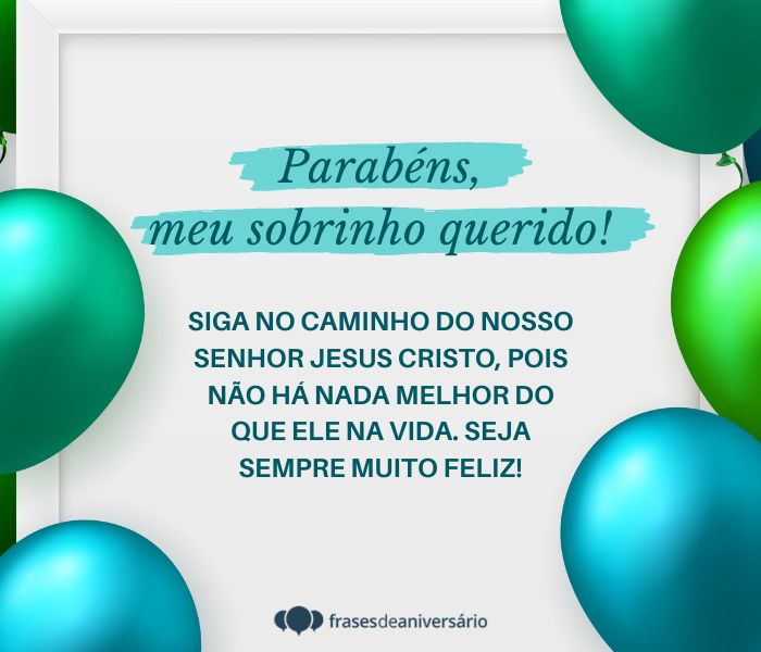 mensagens religiosas para sobrinho