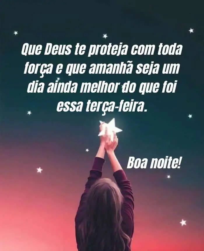 desejo de boa noite carinhoso terça