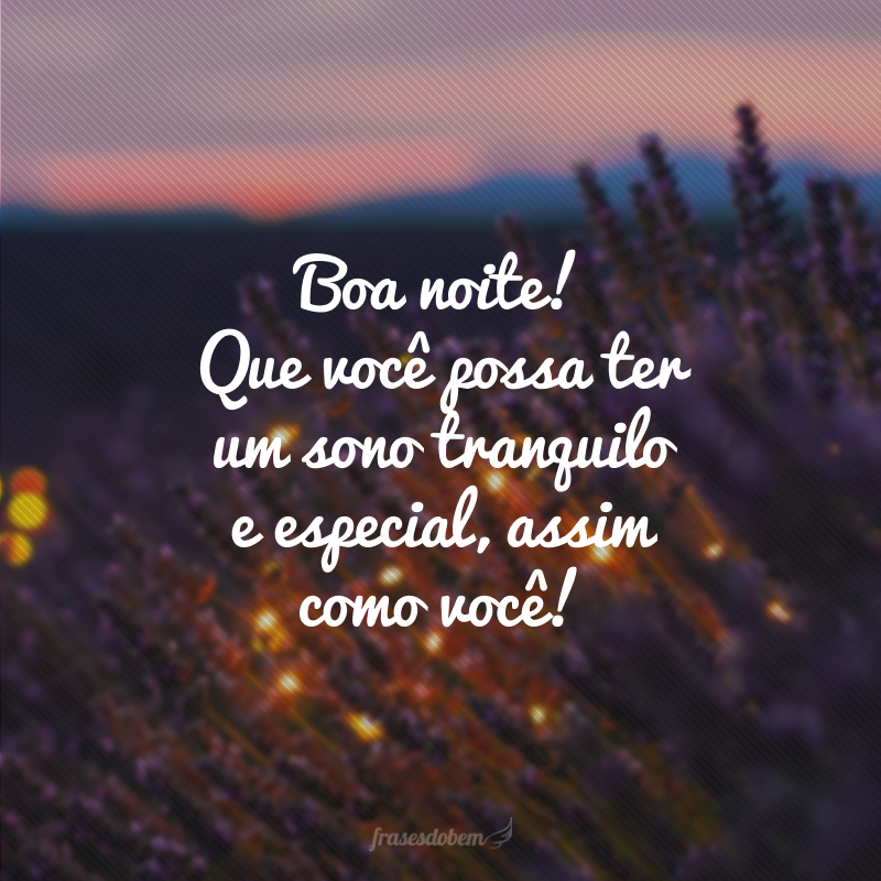 frases de boa noite para crush