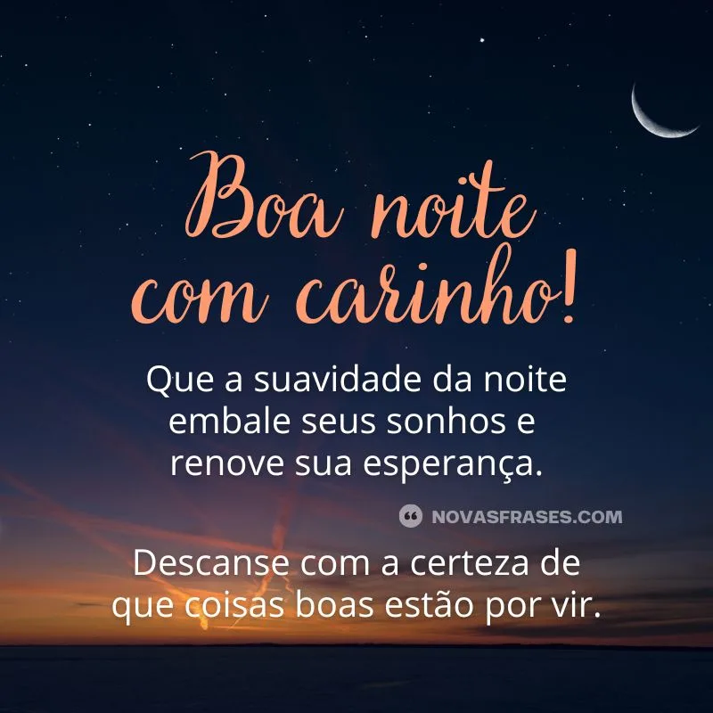 boa noite amor frases curtas
