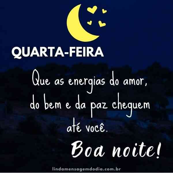 boa noite quarta-feira abençoada