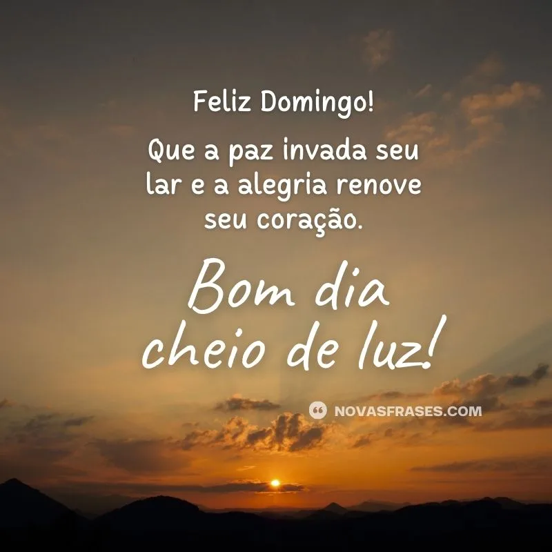 mensagens de domingo abençoado