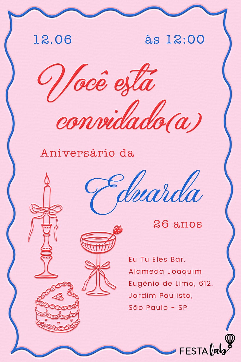 ideias para convite de aniversário