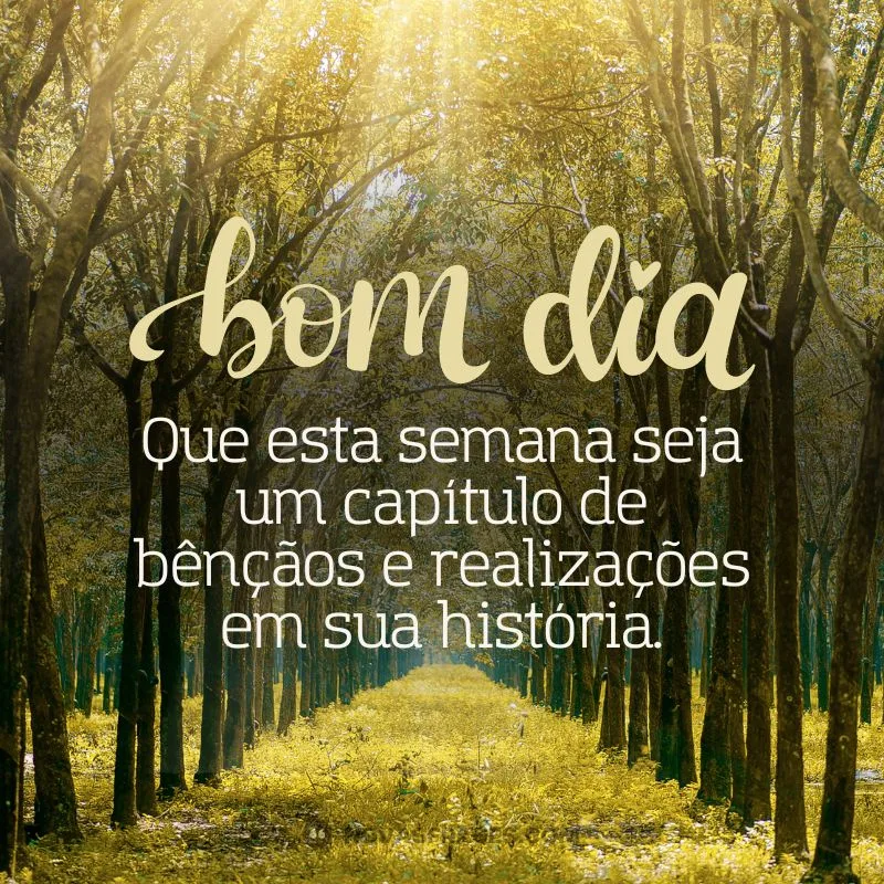 segunda-feira com fé e esperança