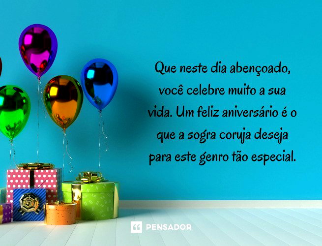 feliz aniversário genro sogra