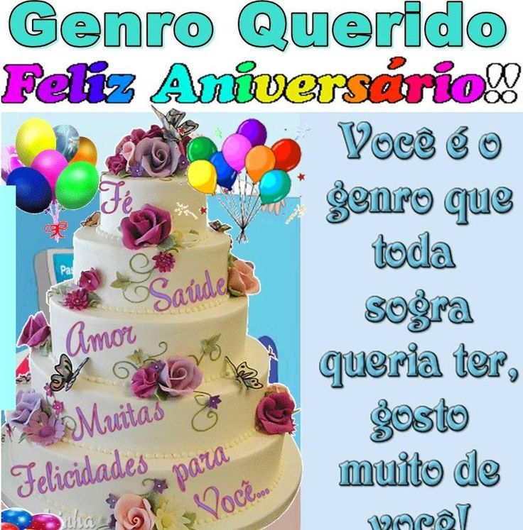 cartão de aniversário para genro