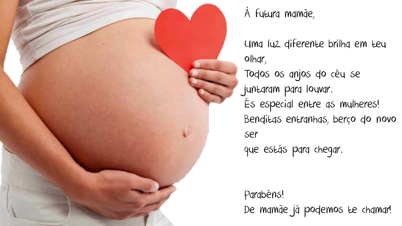 mensagens para futura mamãe