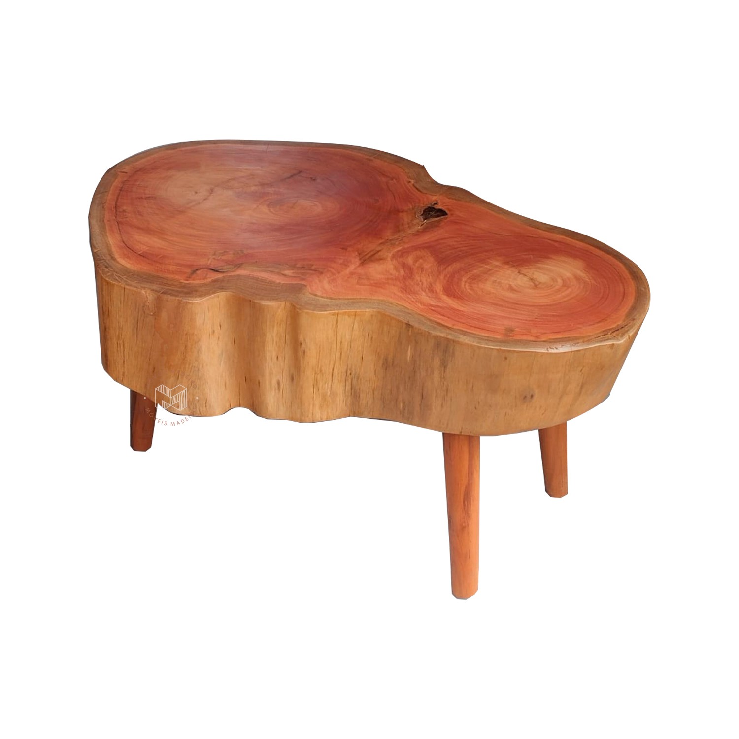 mesa de centro rústica