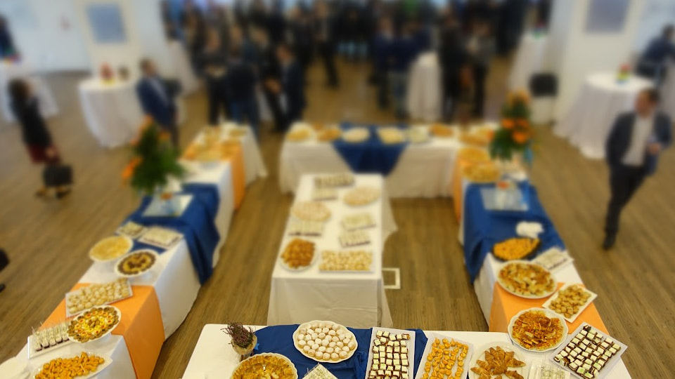coffee break corporativo elegante