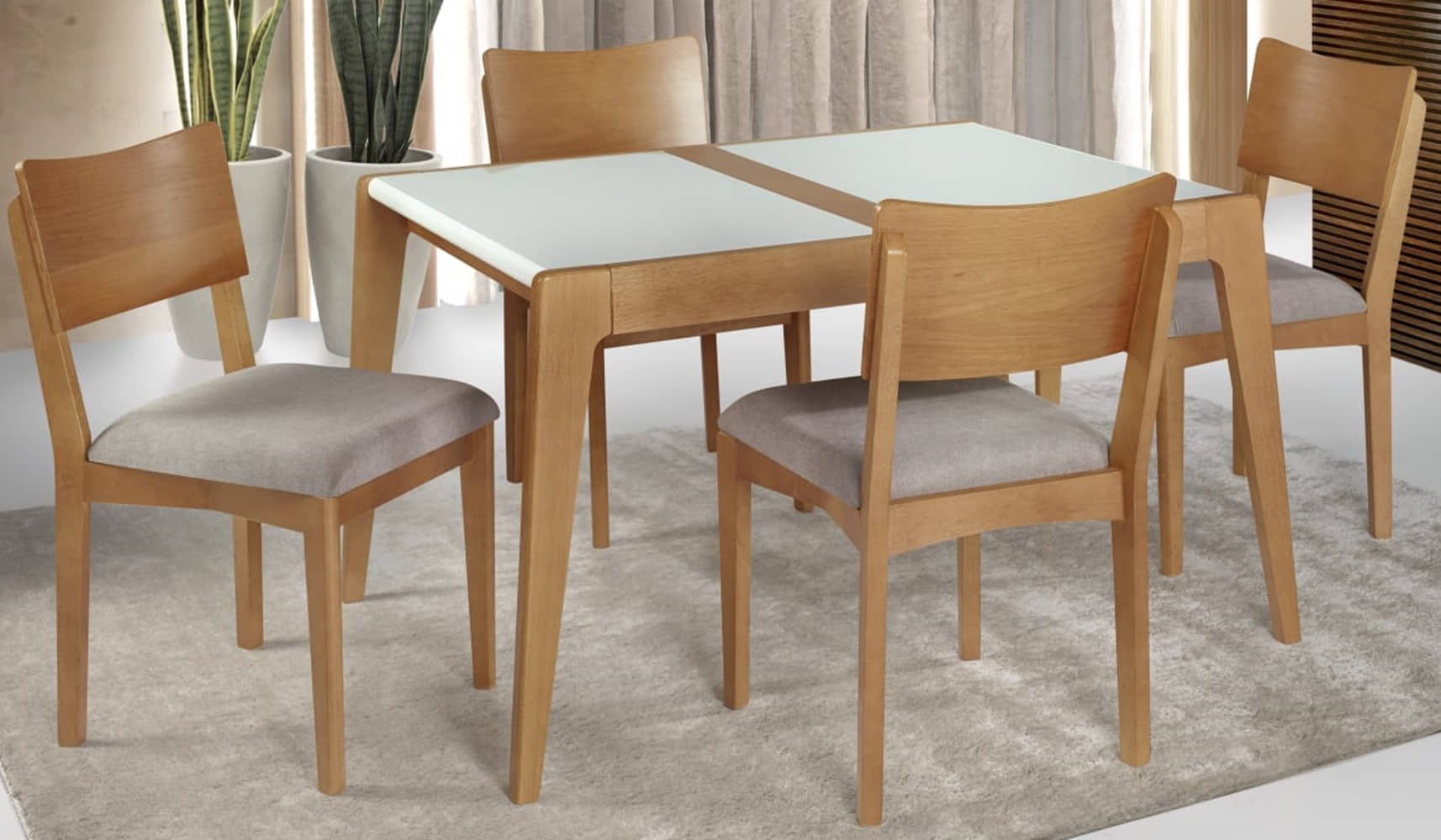 mesa de jantar dobrável