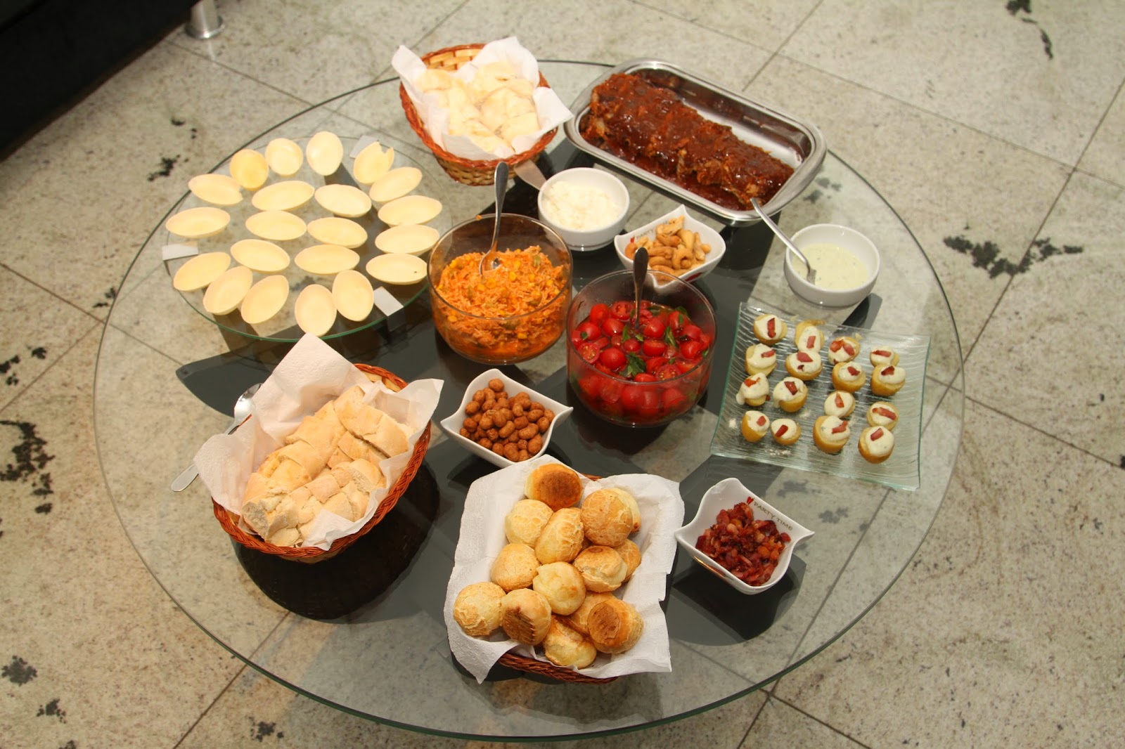 receitas para mesa de aperitivos