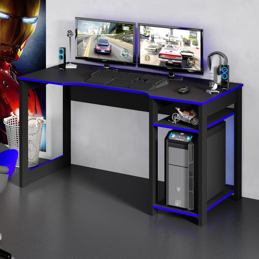 escritório gamer personalizado