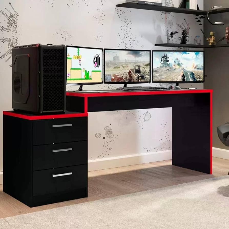 mesa de computador gamer sob medida