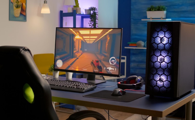 estação de trabalho gamer