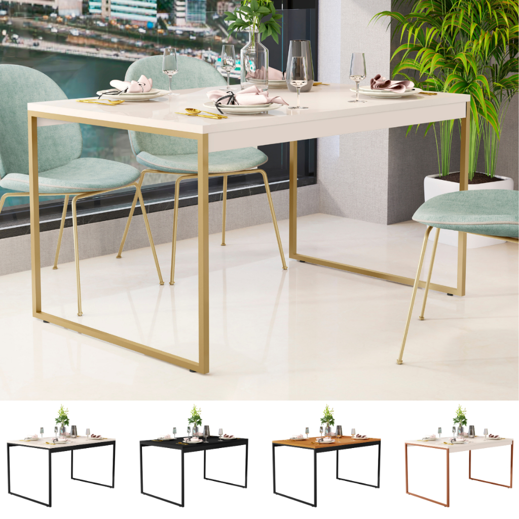 mesa jantar industrial 6 lugares