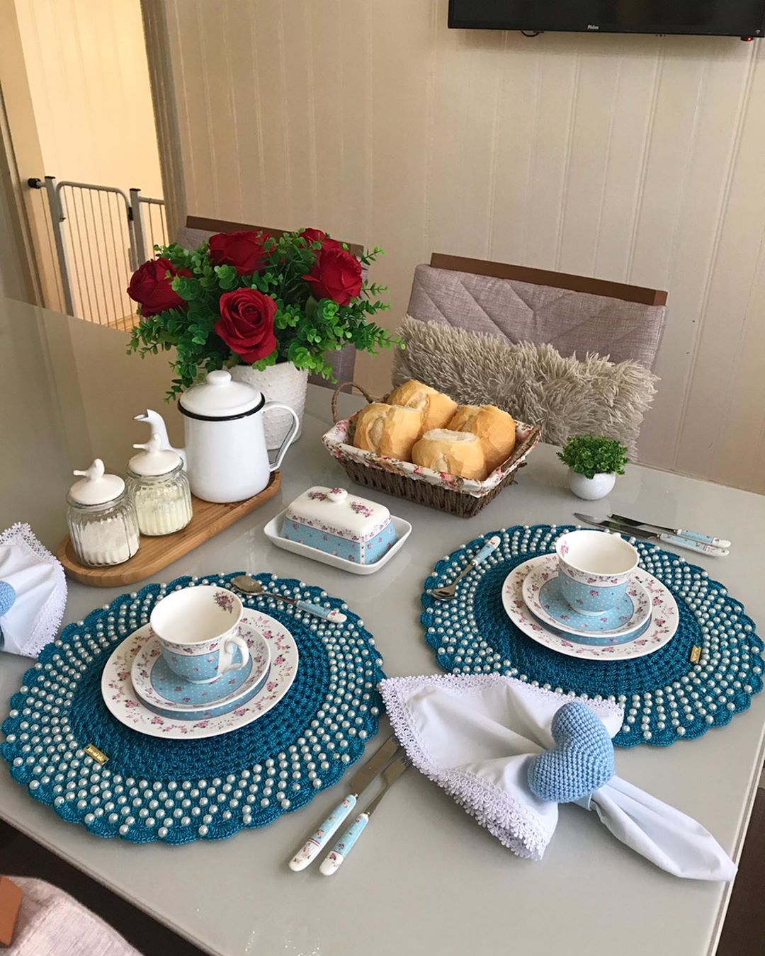 ideias de mesa posta para café da tarde