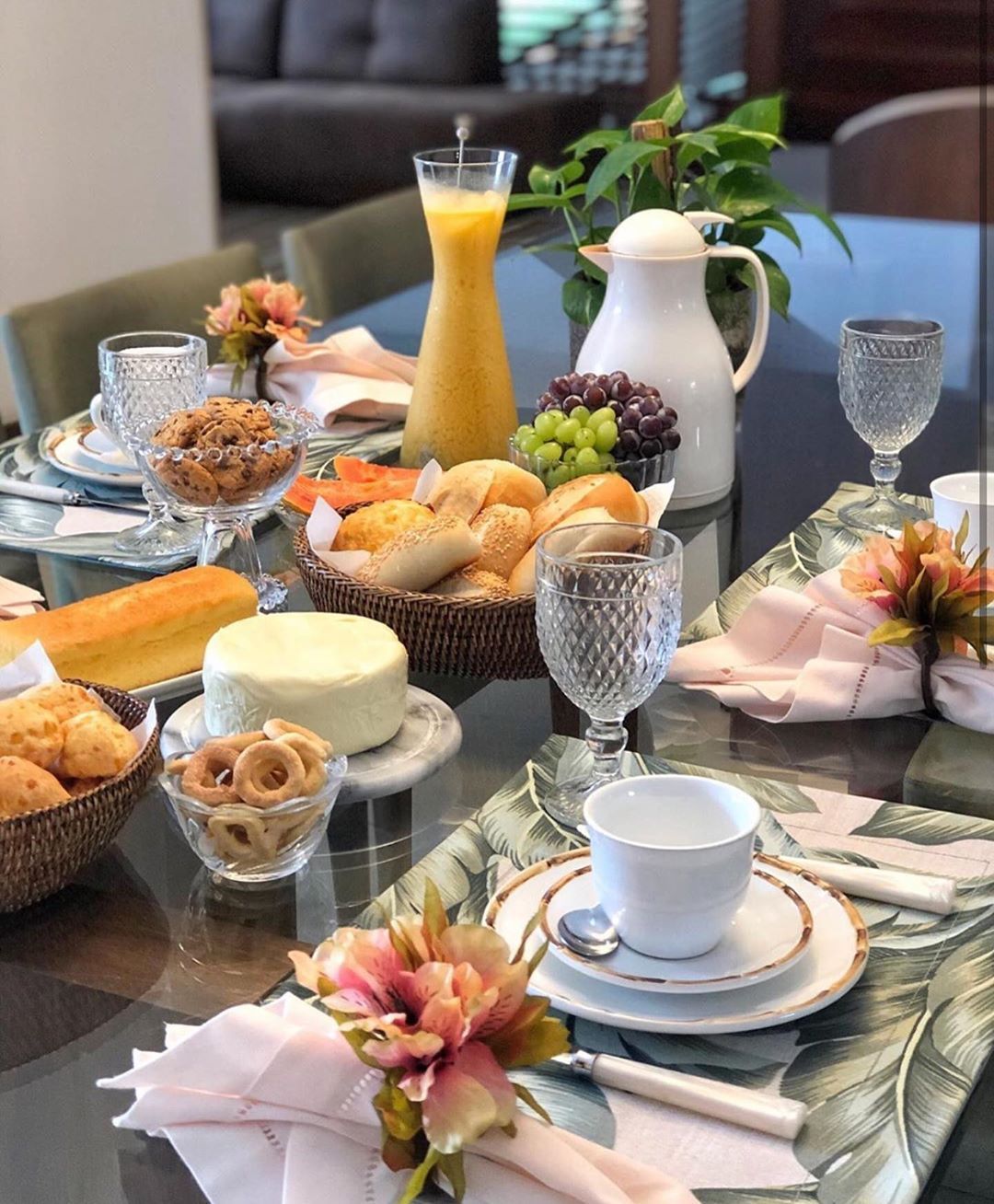 como fazer mesa posta para café da tarde