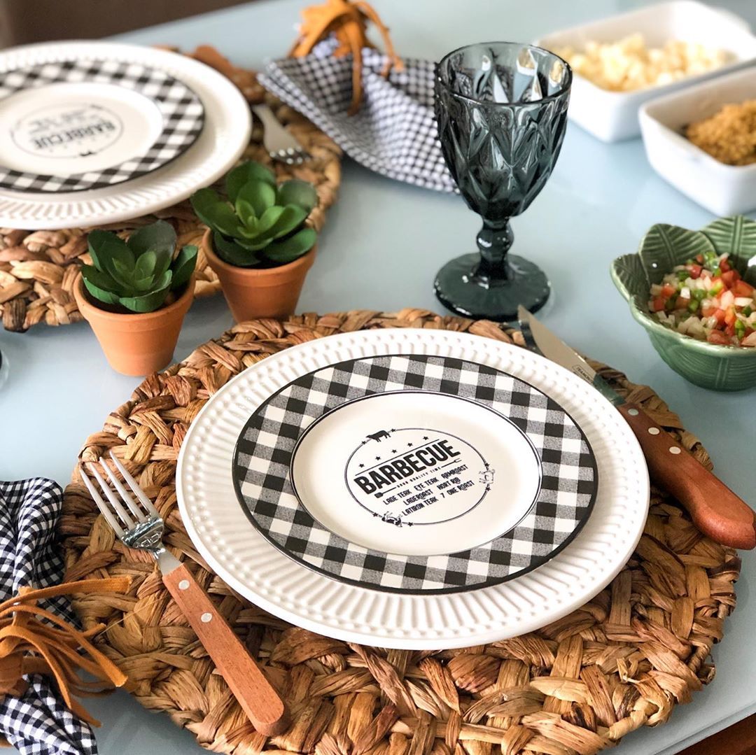 decoração de mesa informal