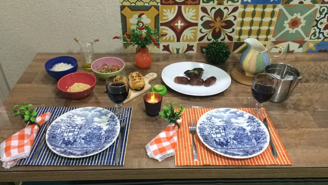 churrasco em família decoração