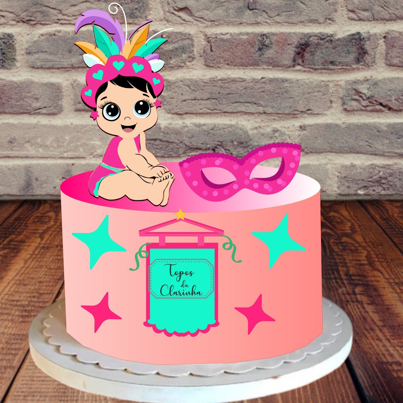 tema bloquinho de carnaval bebe