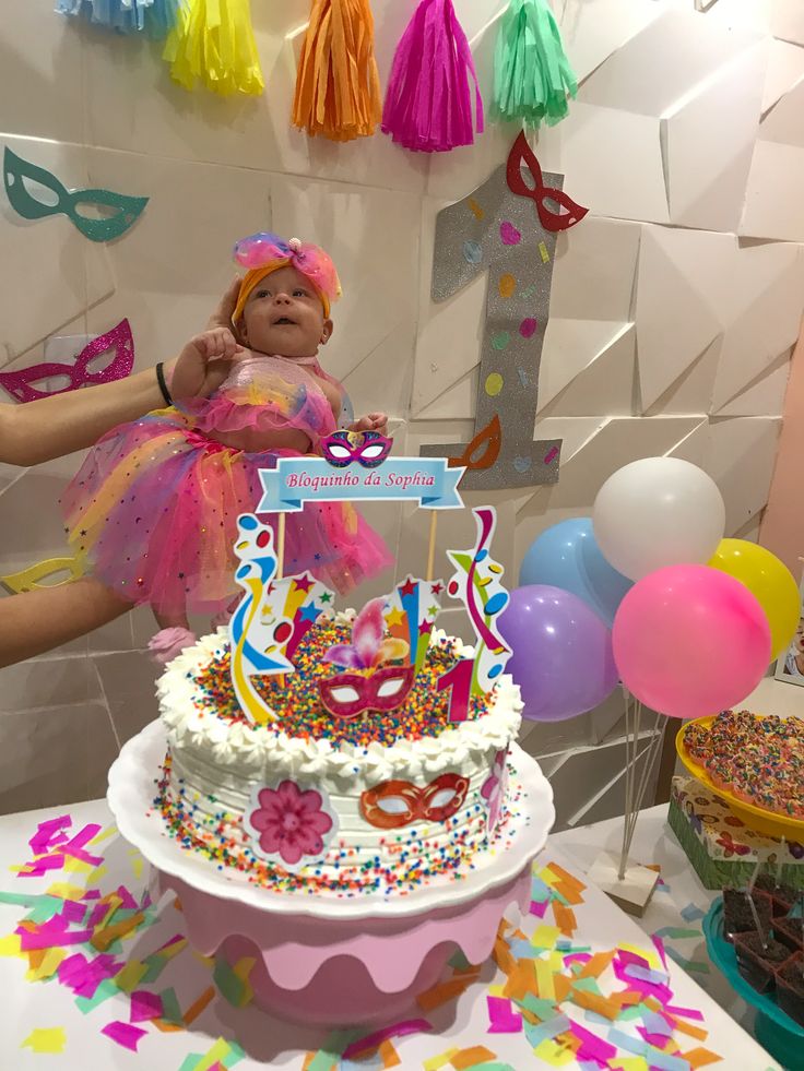 decoracao mesversario carnaval