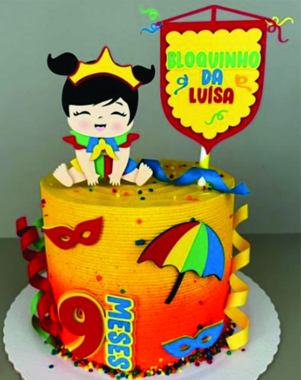bolo mesversario carnaval