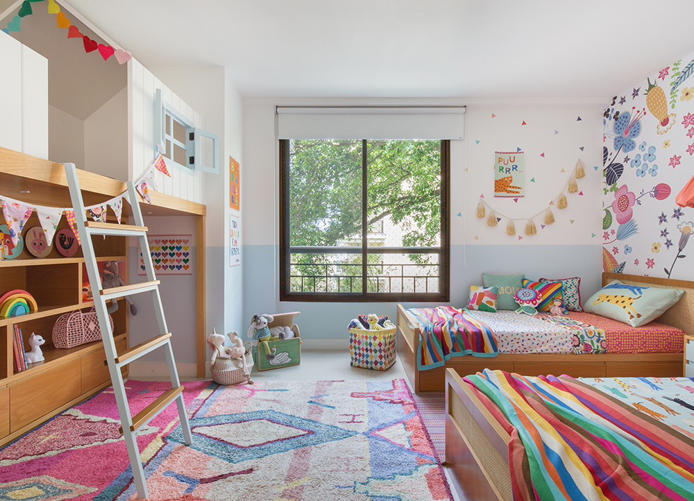 ideias de mezanino para quarto de criança