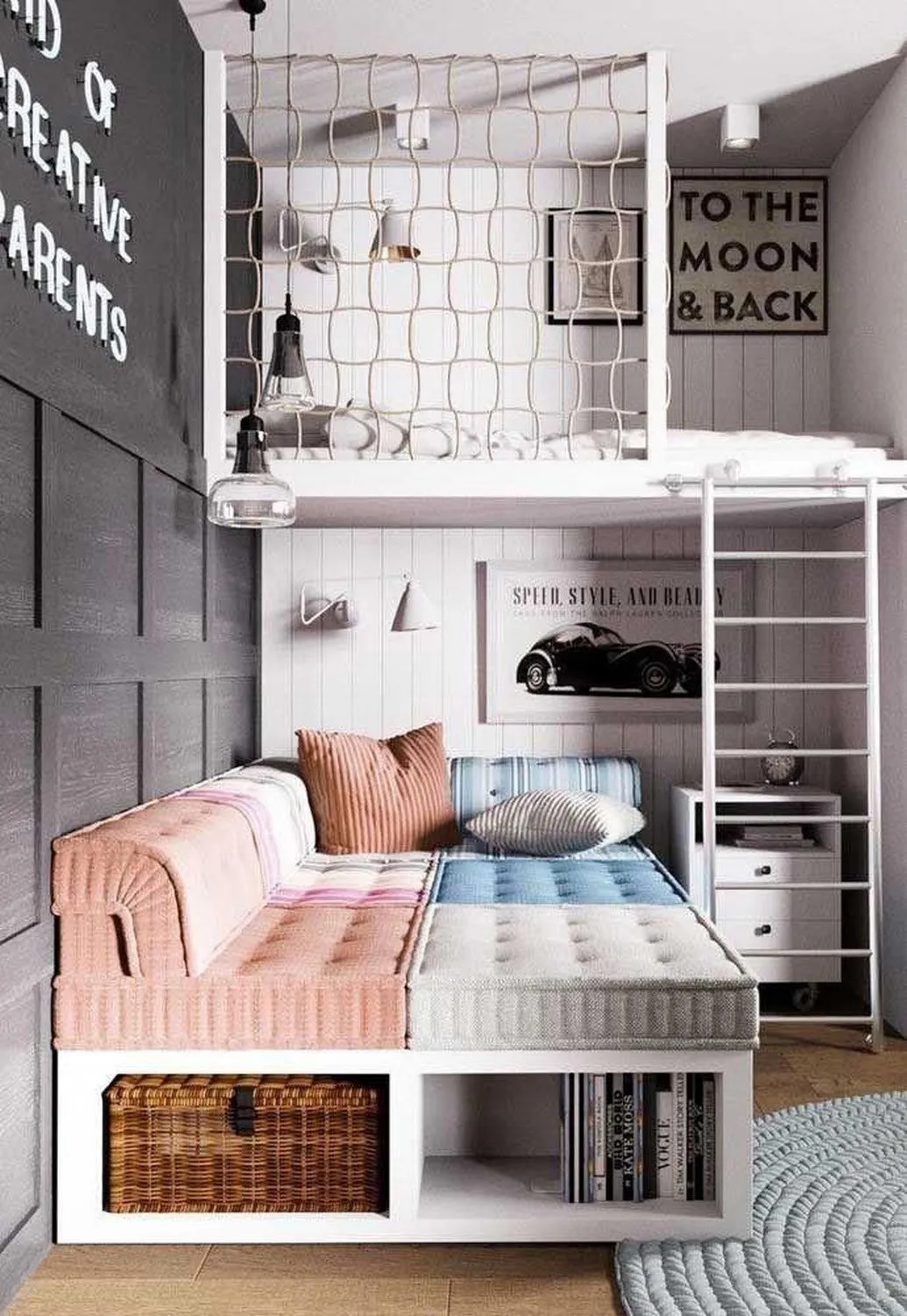 mezanino para quarto pequeno infantil