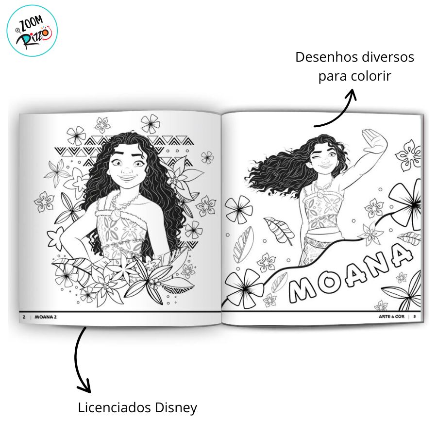 desenhos da moana para colorir