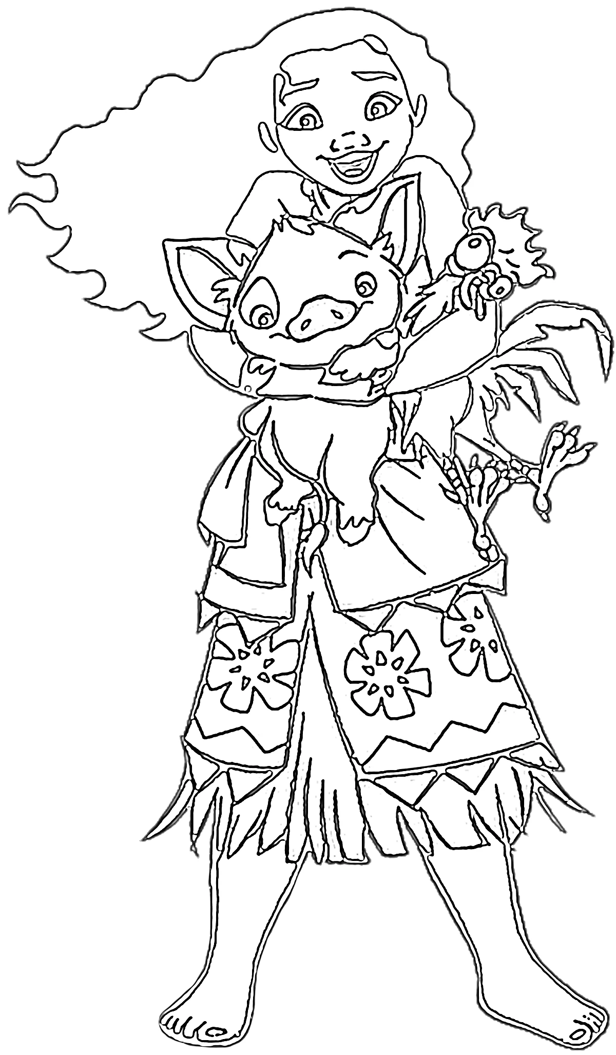 coloring pages moana