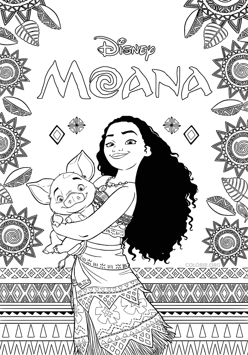 jogos de colorir moana online