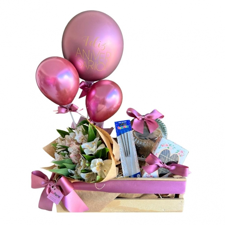 ideias de itens para cesta de aniversário
