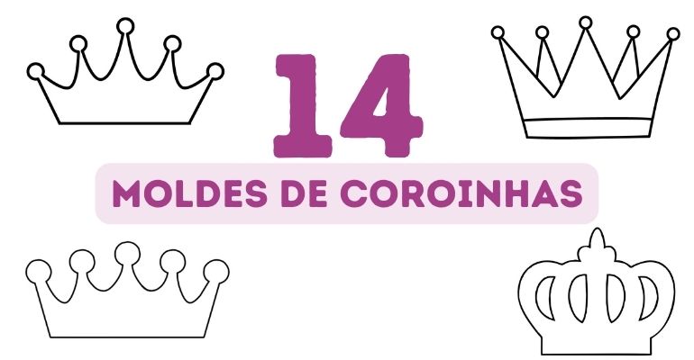 moldes de coroa em EVA para baixar