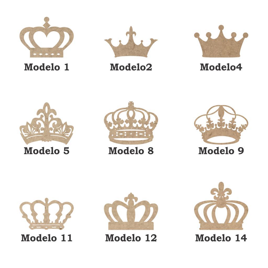 molde de coroa para imprimir grátis