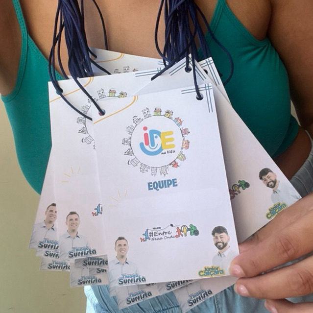 crachá personalizado