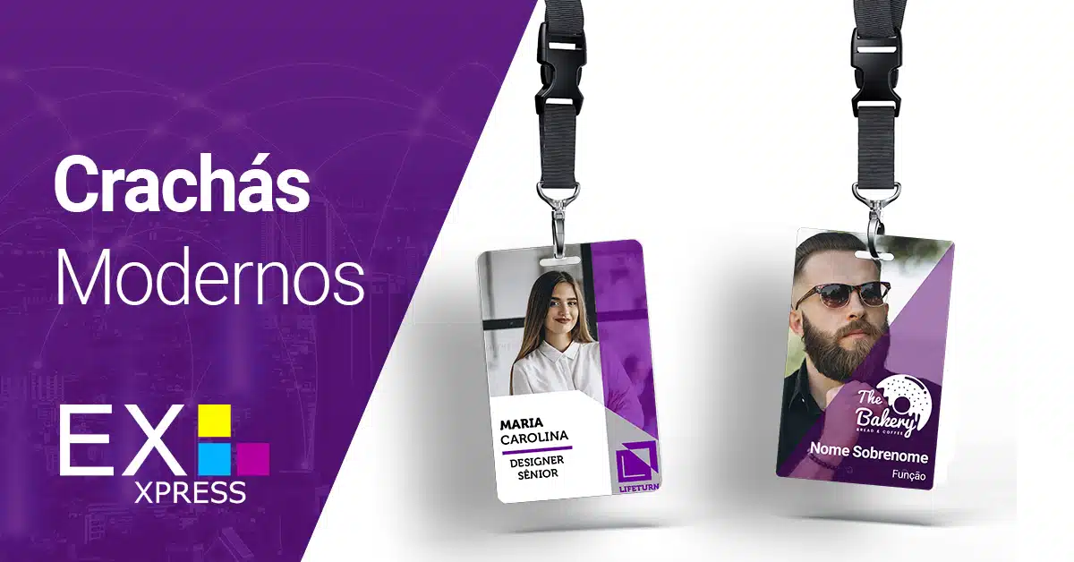 crachá de empresa